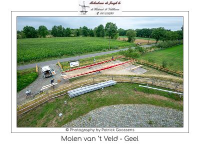 Focus op de Molen Van 't Veld in Geel
