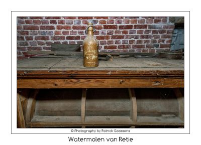 Portret van de watermolen van Retie