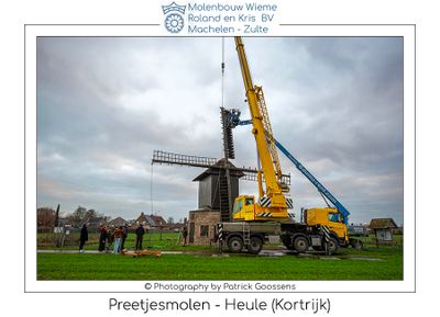 De restauratie van de Preetjesmolen