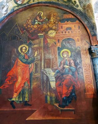 XIV Century Frescoes in Annunciation Cathedral