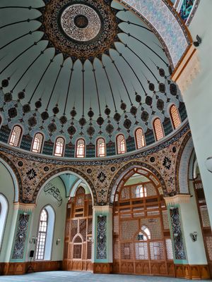 Inside of Mosque Teze-Pir