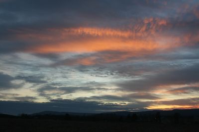 Subtle Sunset Colors on Black Mountain