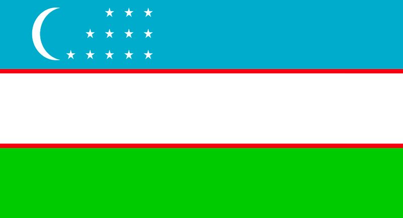 Flag of Uzbekistan