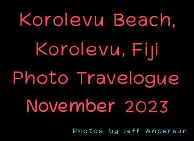 Korolevu Beach in Korolevu, Fiji cover page.