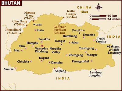 Map of Bhutan with the star indicating Wangdue Phodrang.jpg
