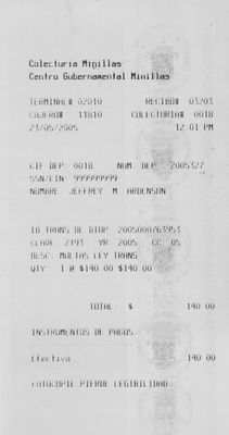 $140 was expensive in 2005!