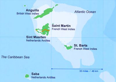 St. Maarten, St. Barts, Anguilla and Saba