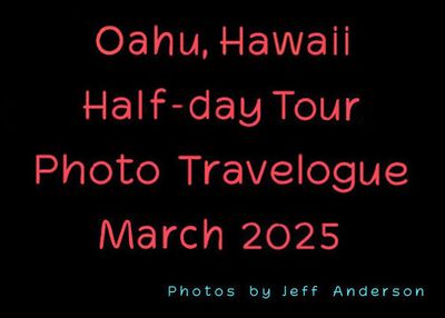 Oahu, Hawaii Half-day Tour cover page.