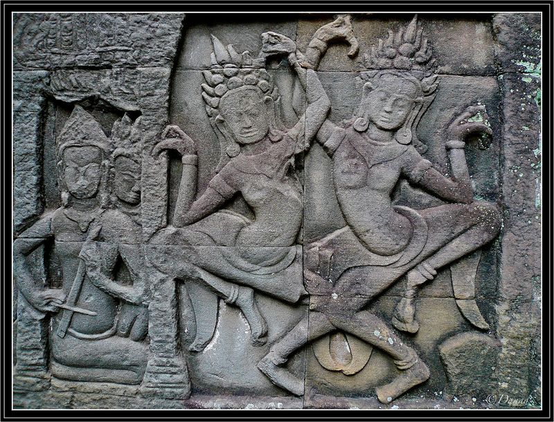 Apsaras and Musicians.