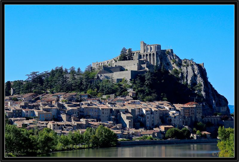 Sisteron et la Durance.