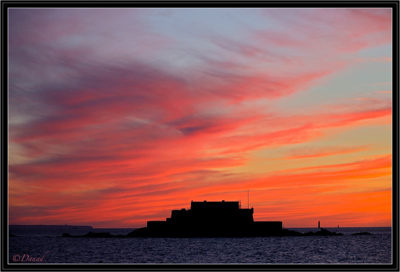 Le Fort National au couchant.