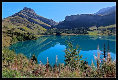 Le Lac de  Roselend.