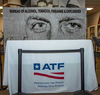 ATF exhibit. Grand unveiling is Saturday