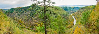Canyon pano from Colton Point State Park
