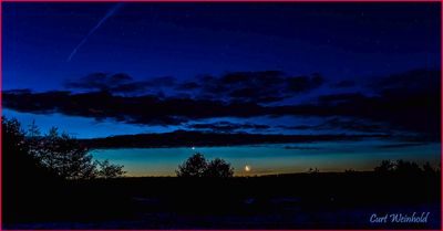 Rising Venus & Moon