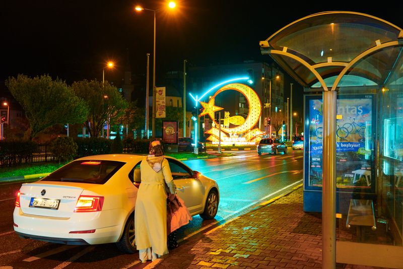 The streets of Trabzon, Turkey