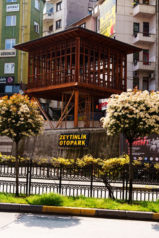 The streets of Trabzon, Turkey