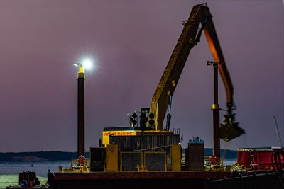 Dredging At Dawn