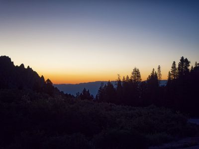 First light at the trailhead