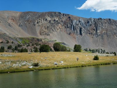 Approaching Alger Lakes
