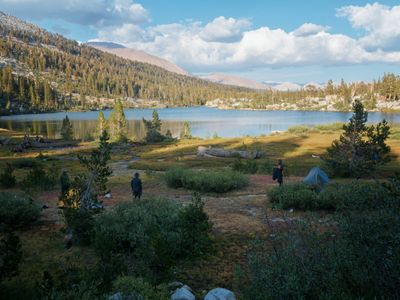 Camp at Lake 10214 in Big Five Lakes Basin (3113m)