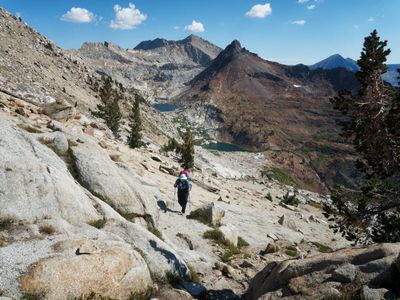 Approaching Glacier Pass (11,080ft; 3377m)