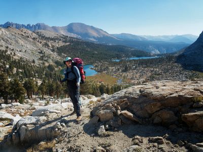 High above Big Five Lakes