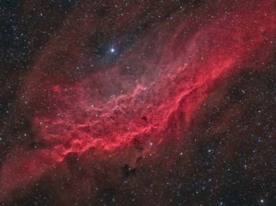 NGC 1499; Natural color 