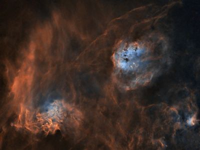 IC405 and NGC1893, starless version