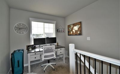 top of stairs work area 
