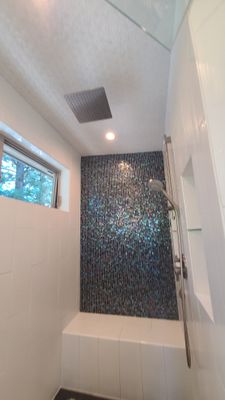 Primary bathroom shower
