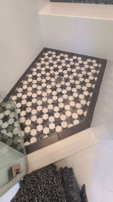 Primary bathroom shower