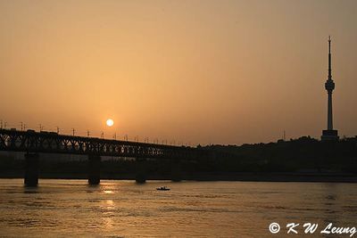 Sunset @ Wuhan Yangtze Great Bridge DSC_1266