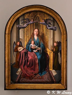 The Virgin and Child Enthroned, with Four Angels by Quinten Massys DSC_6010