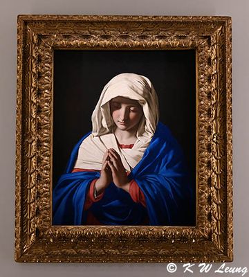 The Virgin in Prayer by Sassoferrato DSC_6014