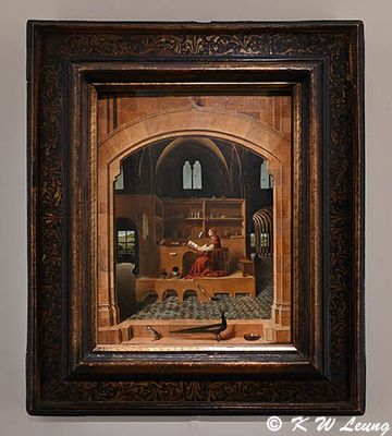 St Jerome in His Study by Antonello da Messina DSC_6022