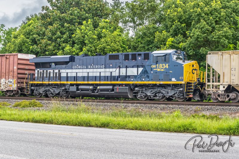 CSXT 1834 Georgia Railroad Heritage Unit