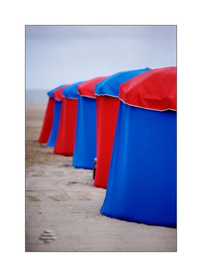 Beach Umbrellas in Deauville