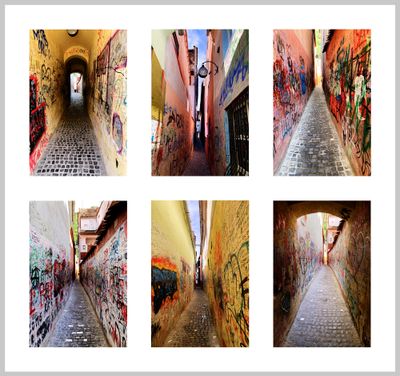 Narrow lane in Brasov - Romania