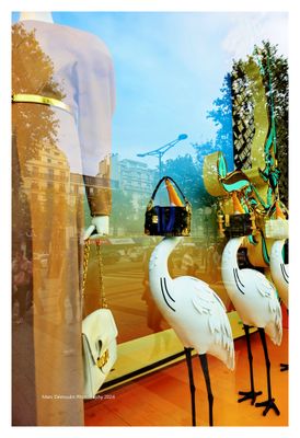 Christmas windows and Galeries Lafayette 2