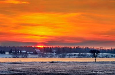 Sun Rising Into Cloud Beyond Rideau Canal 90D50036-40