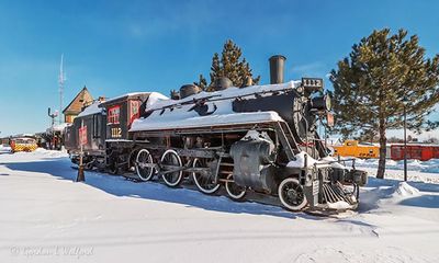 Snowy CN 1112 Steam Locomotive 90D54352