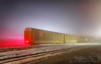 CP Rail Yard On A Foggy Night 90D54981-5