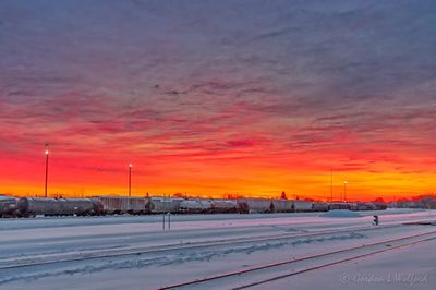 Sunrise At The Rail Yard 90D56832-6