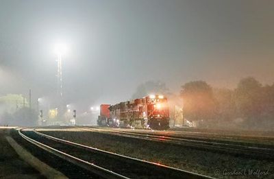 Eastbound Night Train In Wildfire Smoke 90D68861