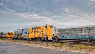 The 6:22 VIA Rail Train 41 Torontobound 90D73055