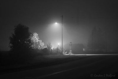Light At The End Of The Road In Fog 90D77849-53BW