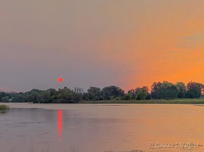 Red Sun Rising Through Cloud DSCN147429-31