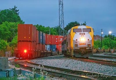 VIA 641 Having Waited For CPKC 113 To Clear The Way 90D114164