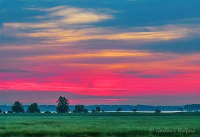 Clouded Sunrise Beyond Distant Rideau Canal 90D117355-9